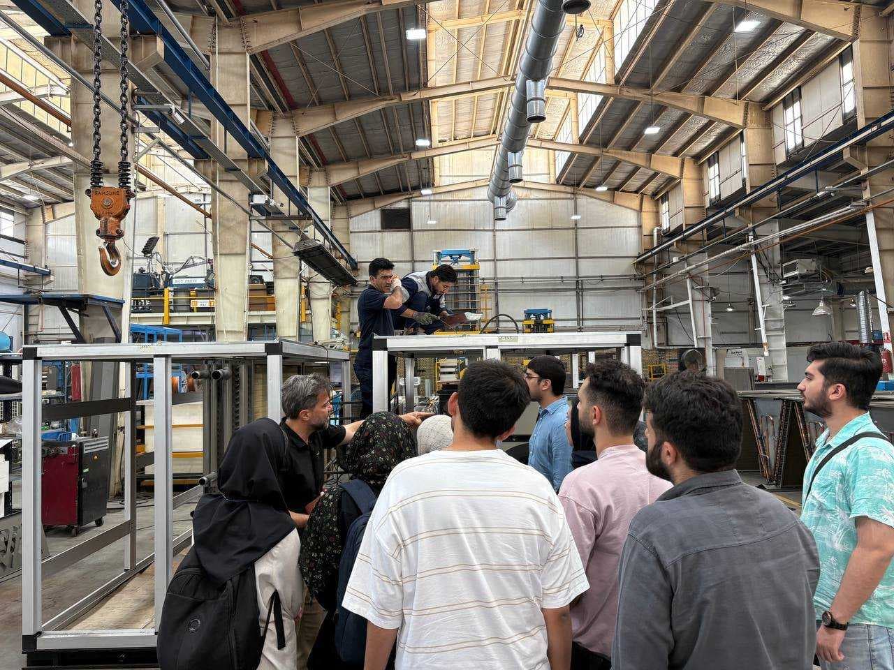 بازدید تیم فنی پیشرو نت انرژی از کارخانه تهویه دماوند