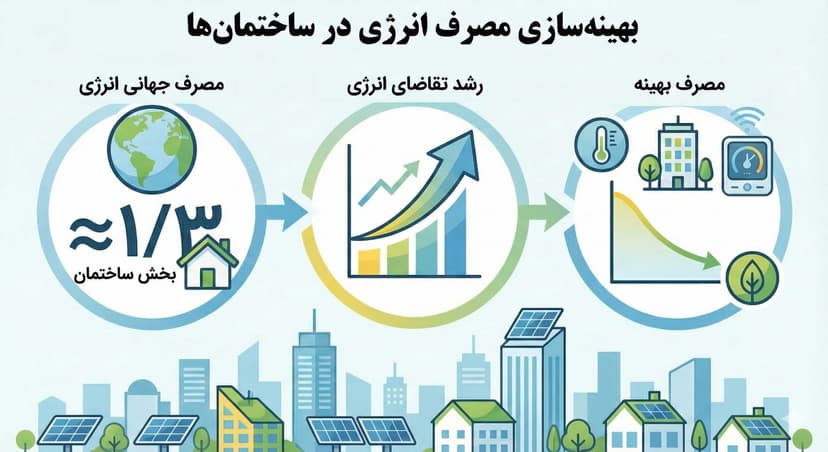 صرفهجویی در مصرف انرژی ساختمان با کنترل هوشمند تهویه